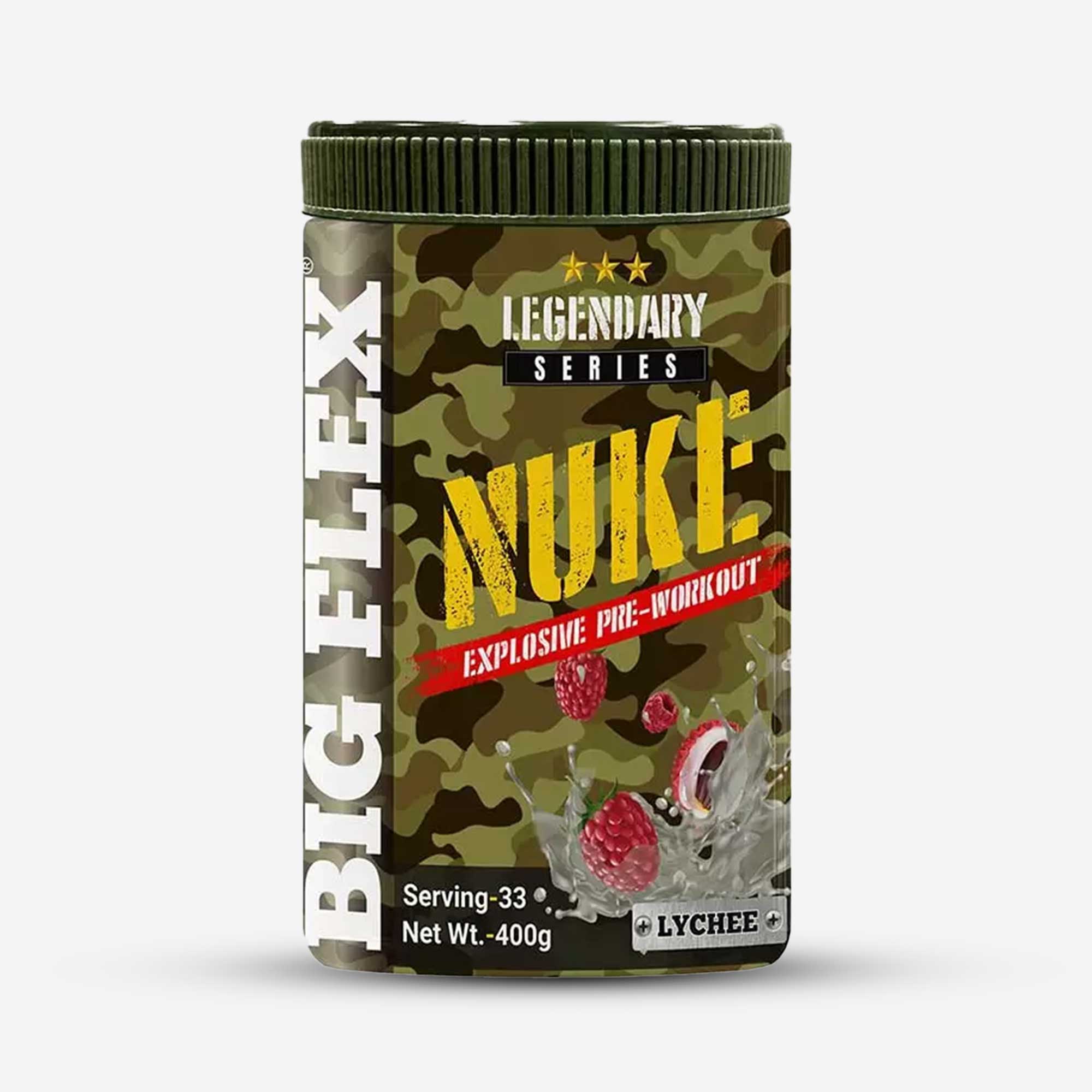 Big Flex Legendry Series Nuke Pre Workout 400gm