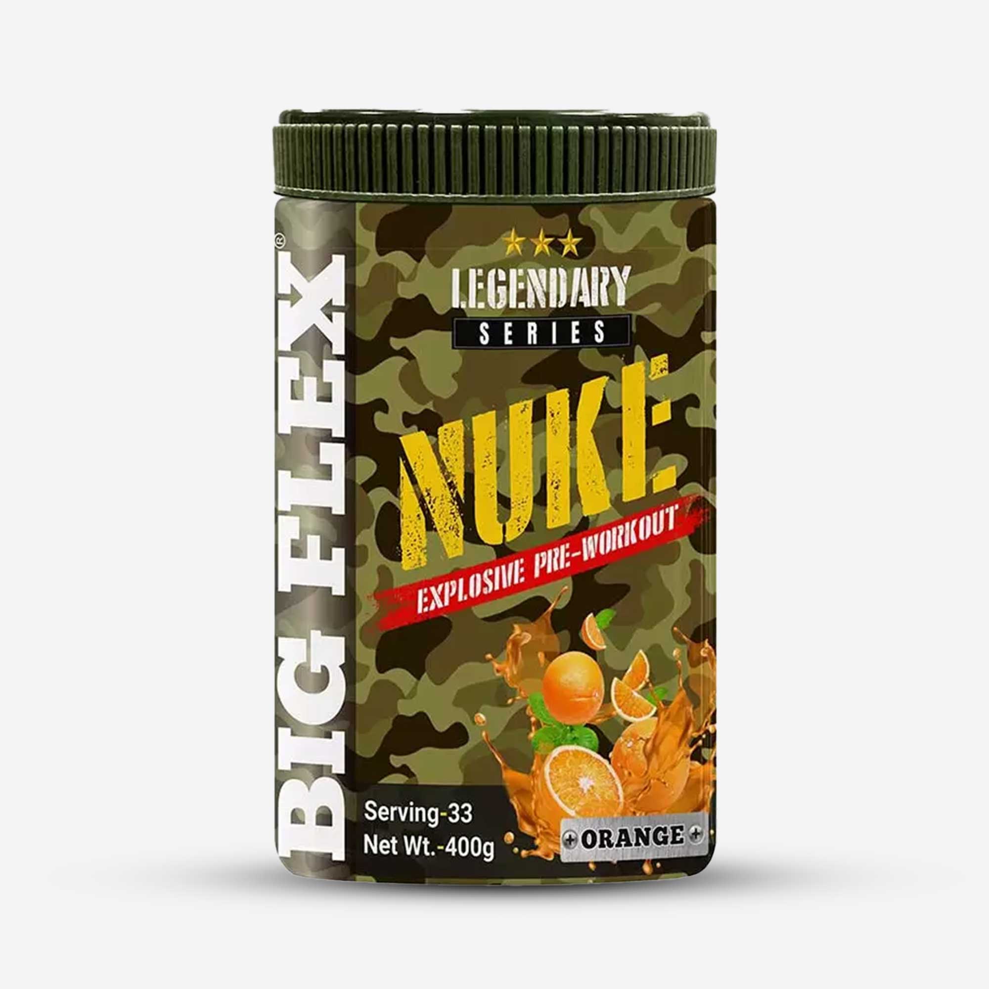 Big Flex Legendry Series Nuke Pre Workout 400gm