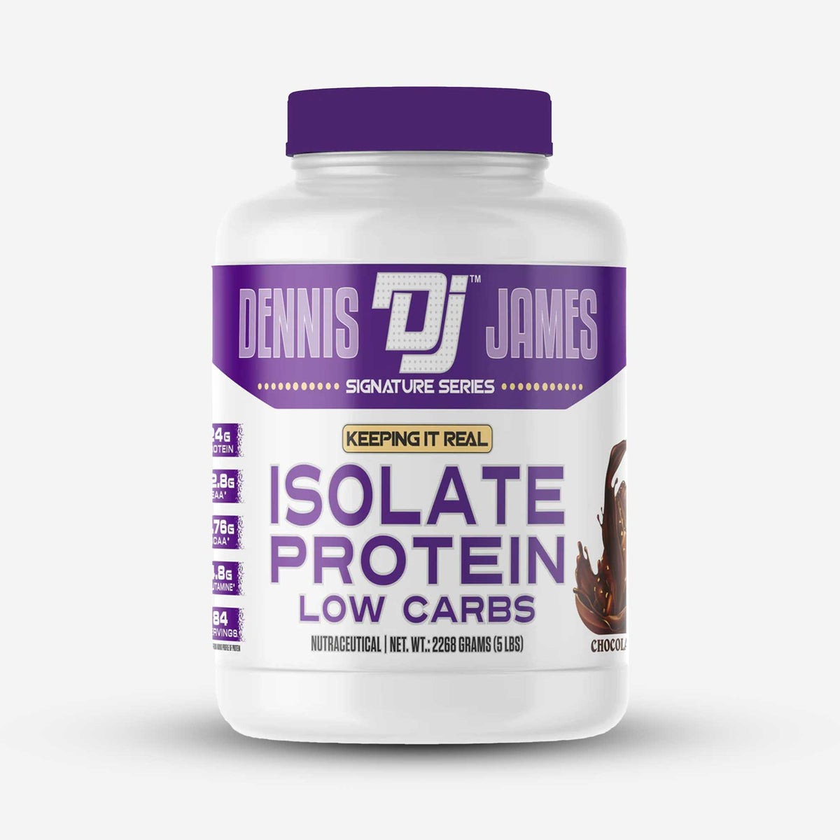 Dennis James Signature Series Isolate Whey Protein - 5 lbs