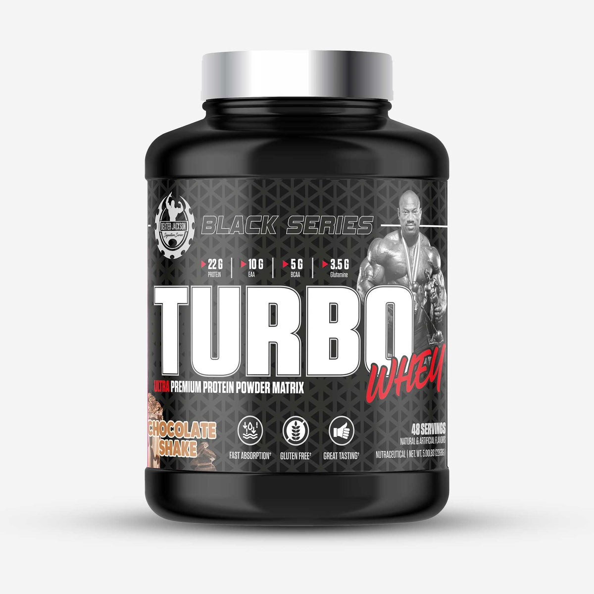 Dexter Jackson Black Series Turbo Whey Protein - 5 Lbs