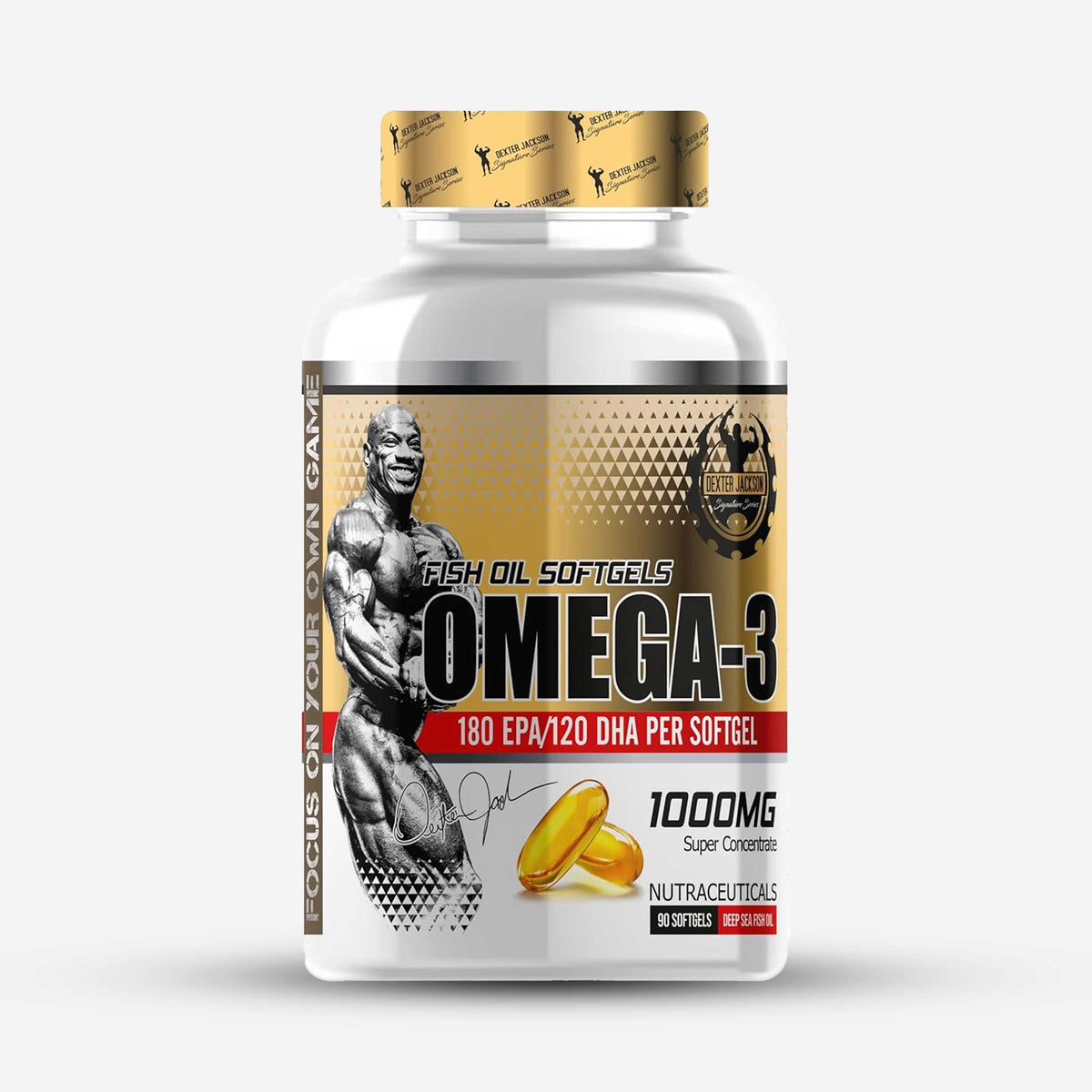 Dexter Jackson Omega-3 Fish Oil 1000 mg - 90 Softgels