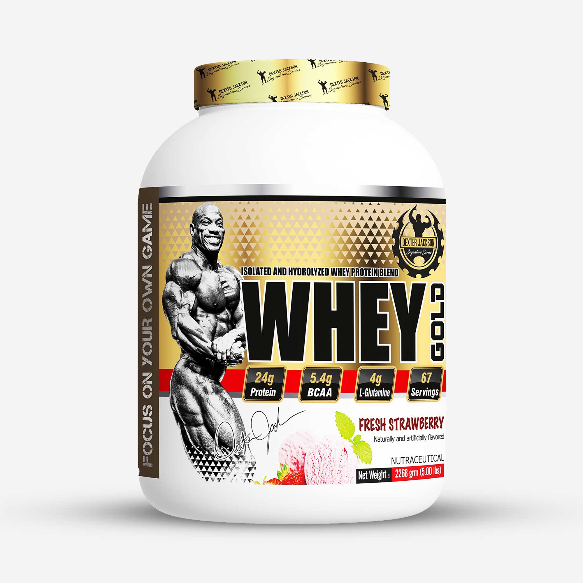 Dexter Jackson Isolate and Hydrolyzed Whey Protein blend Whey Gold - 5 lbs