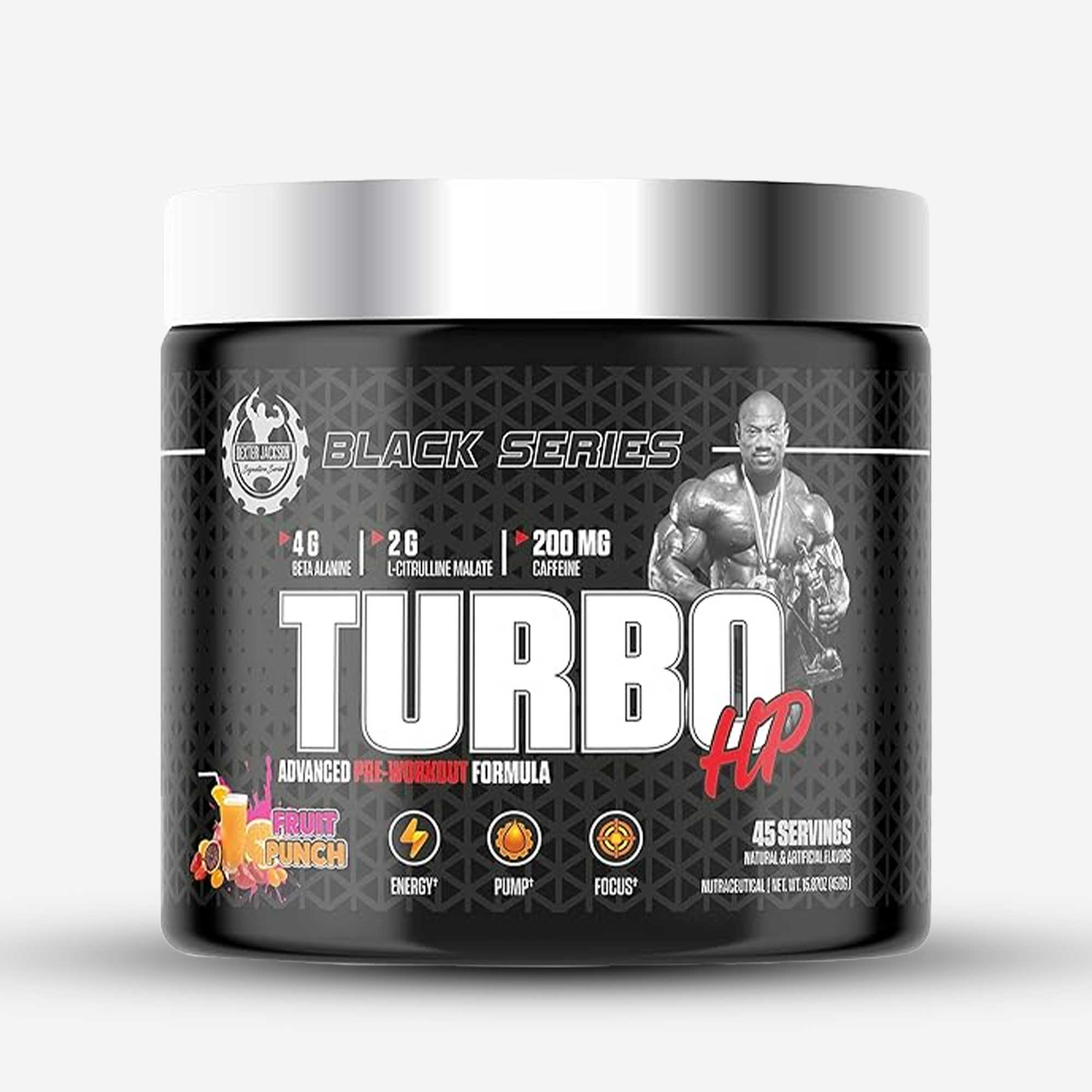 Dexter Jackson Black Series Turbo HP Pre Workout - 45 Servings