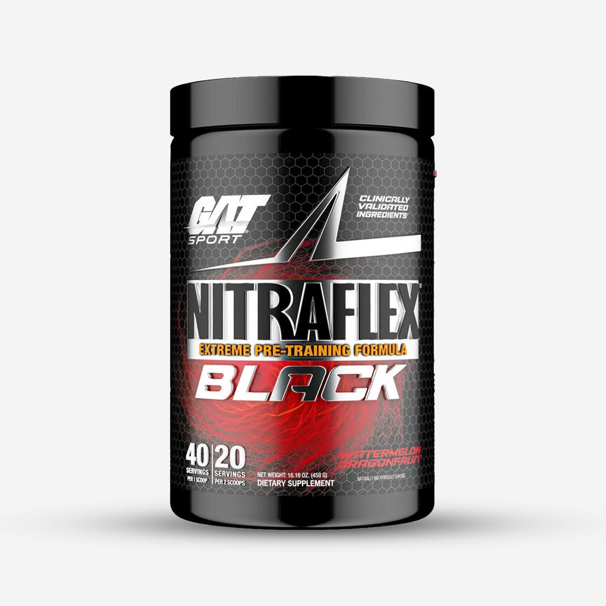 GAT NITRAFLEX BLACK EXTREME PRE-TRAINING FORMULA