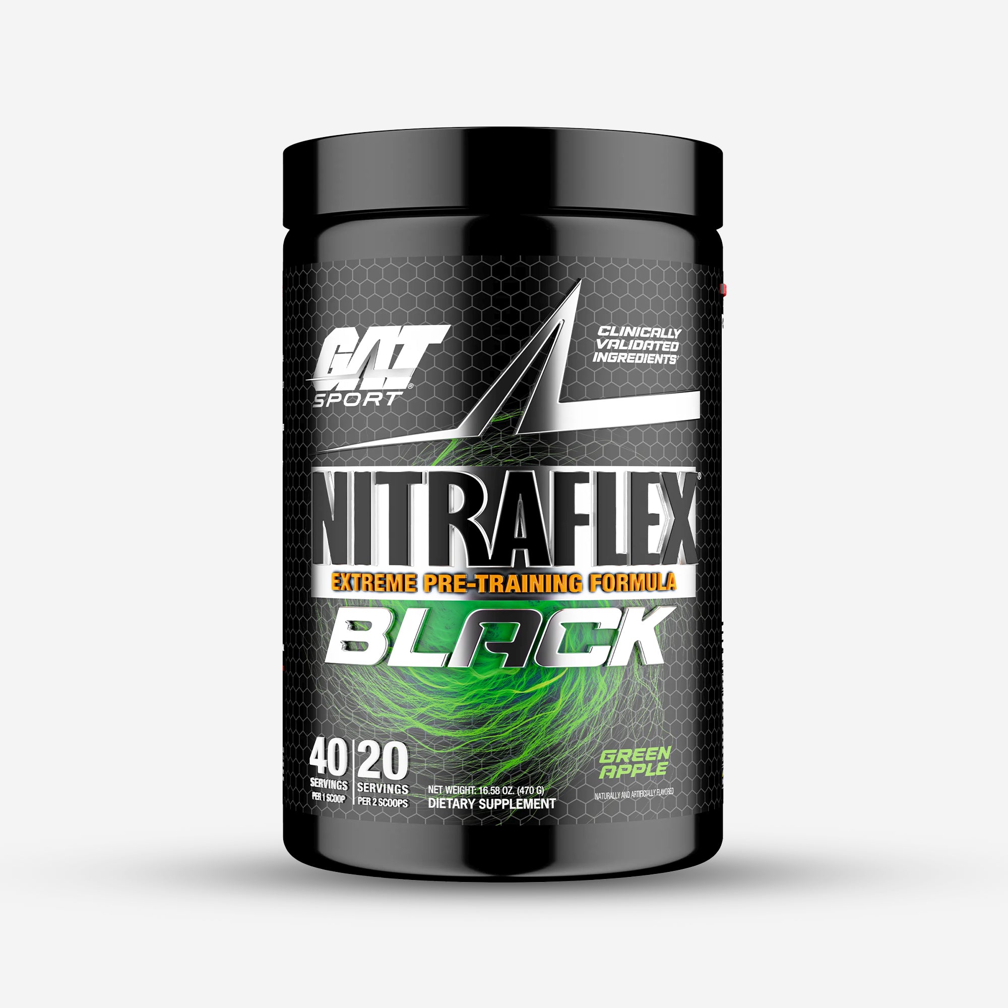 GAT NITRAFLEX BLACK EXTREME PRE-TRAINING FORMULA