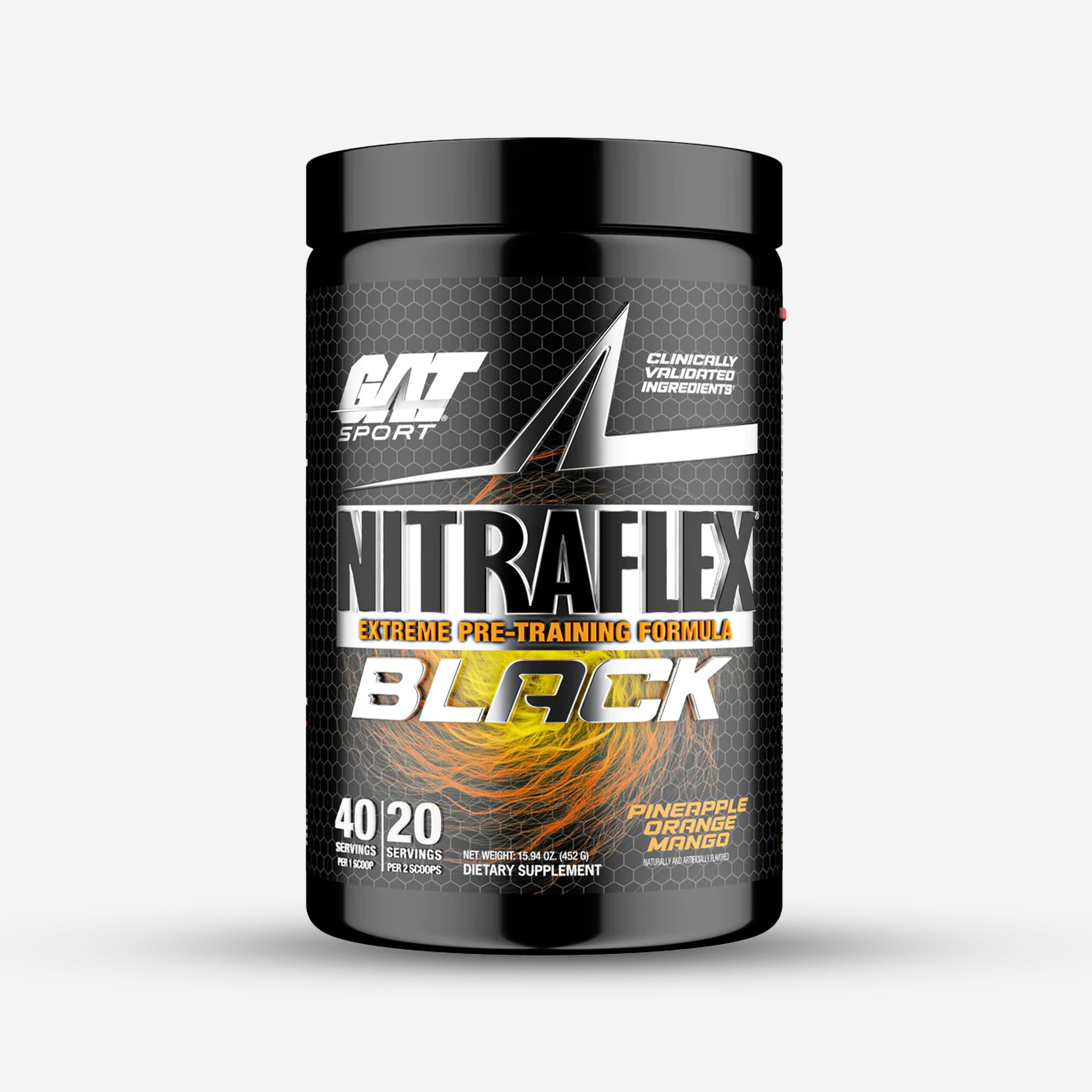 GAT NITRAFLEX BLACK EXTREME PRE-TRAINING FORMULA