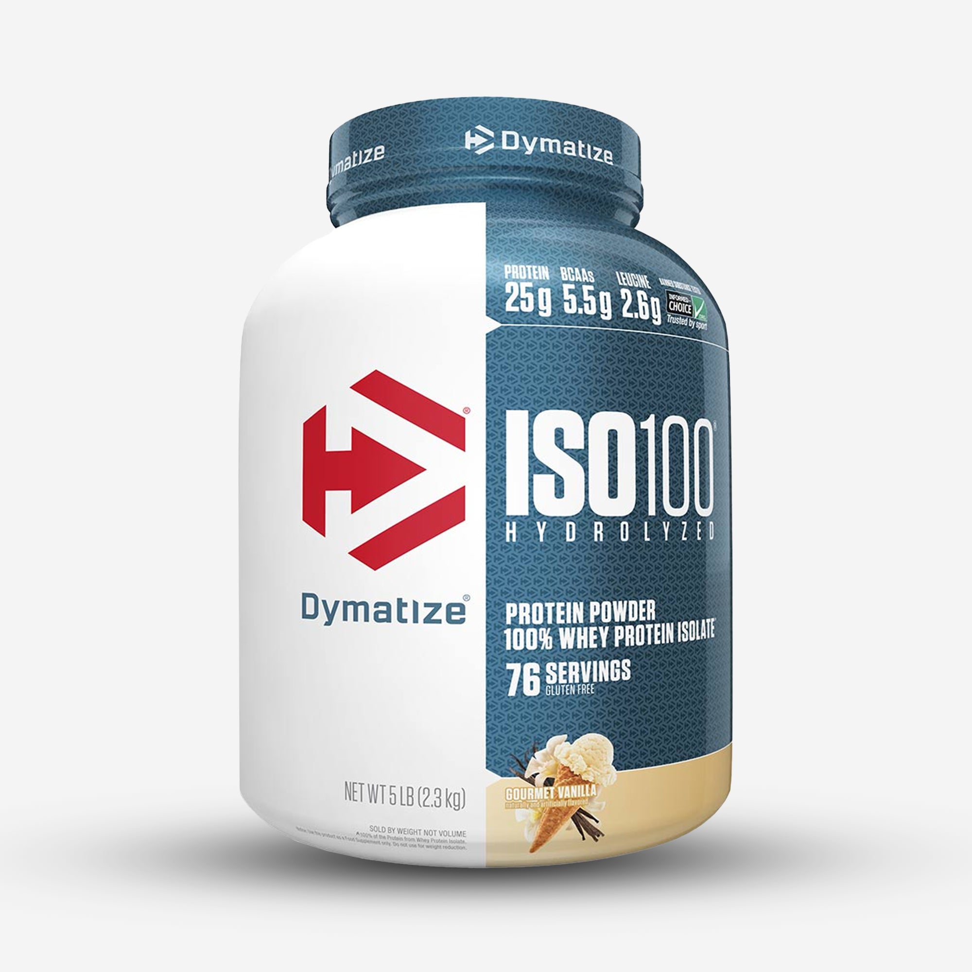 Dymatize Nutrition ISO 100 Hydrolyzed Whey Protein Isolate- 5 lbs