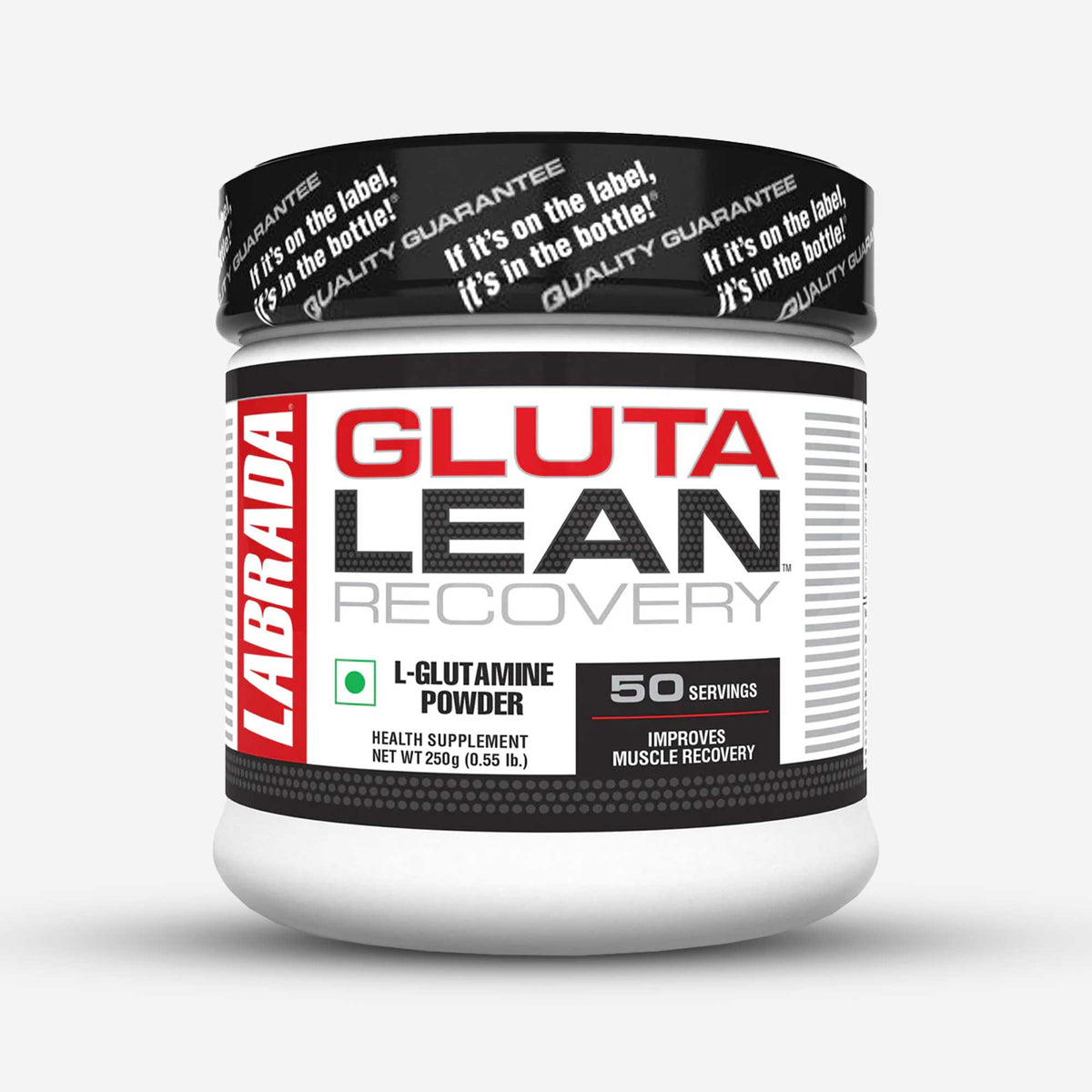 Labrada Glutalean Recovery - L-Glutamine Powder - 50 Servings