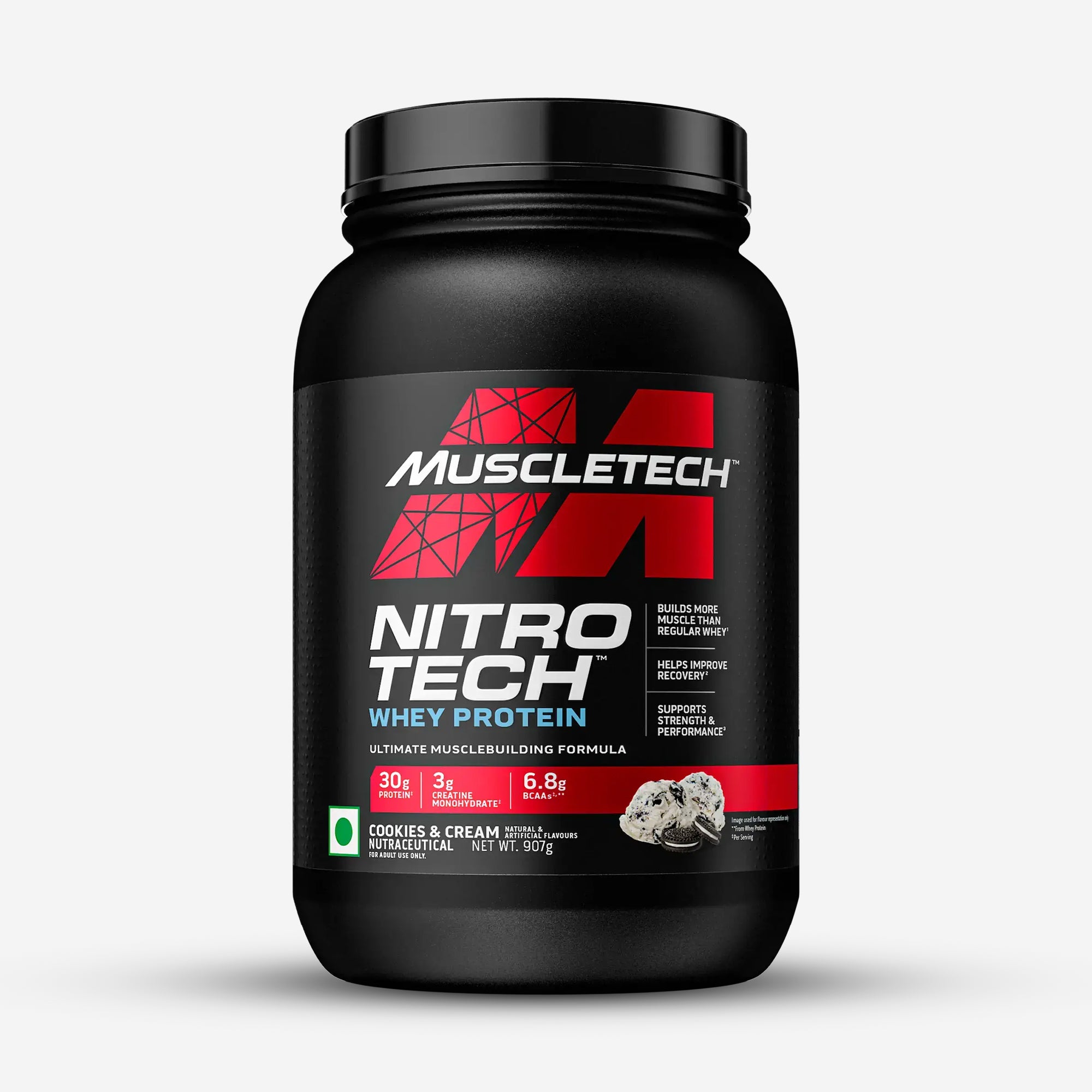 MuscleTech Nitro-Tech Whey Protein - 907 g