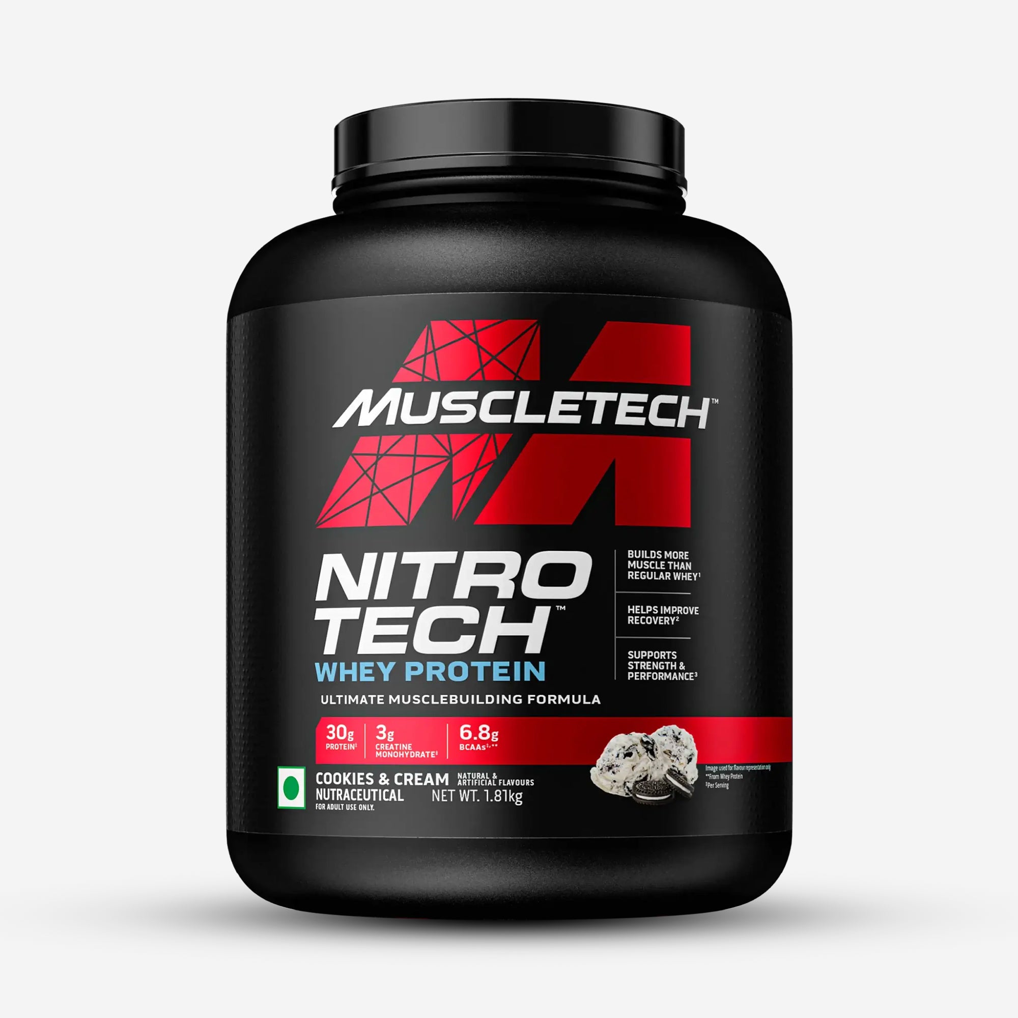 MuscleTech Nitro-Tech Whey Protein - 907 g