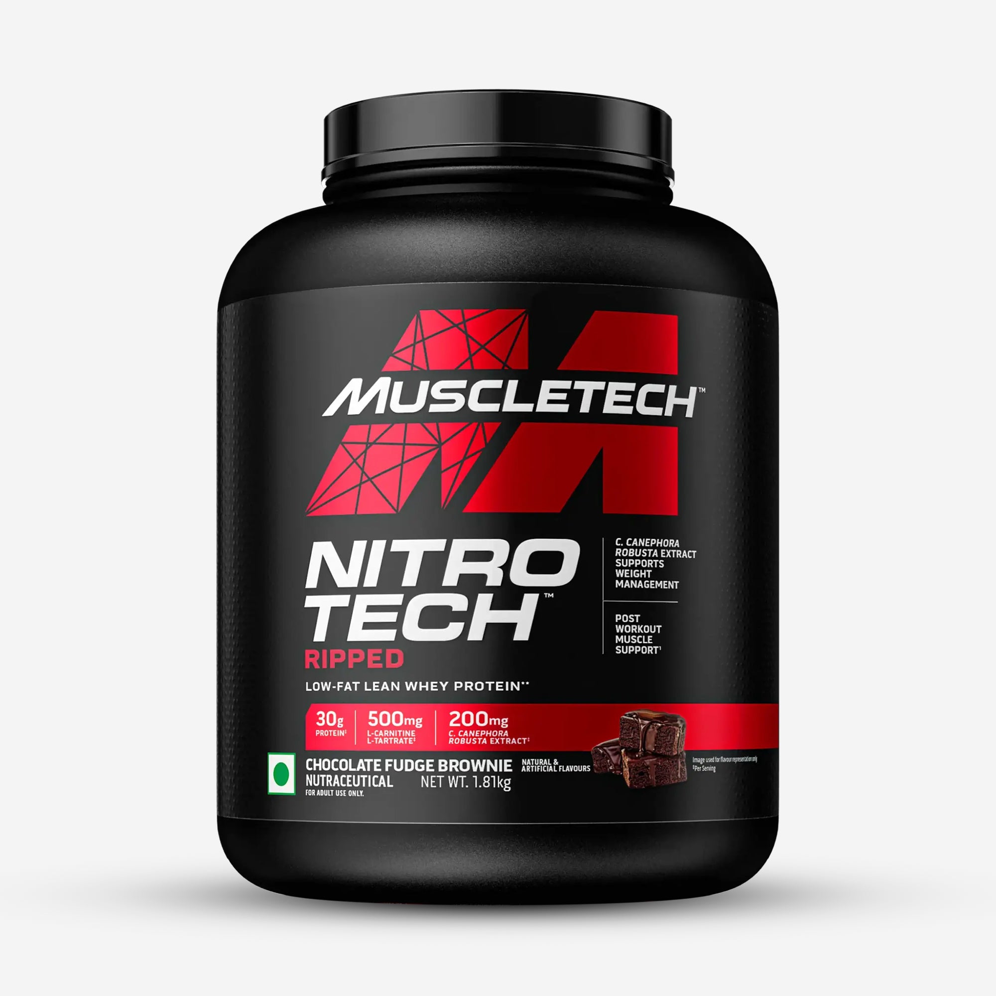 MuscleTech Nitro-Tech Performance Series Ripped Whey Protein - 907 g