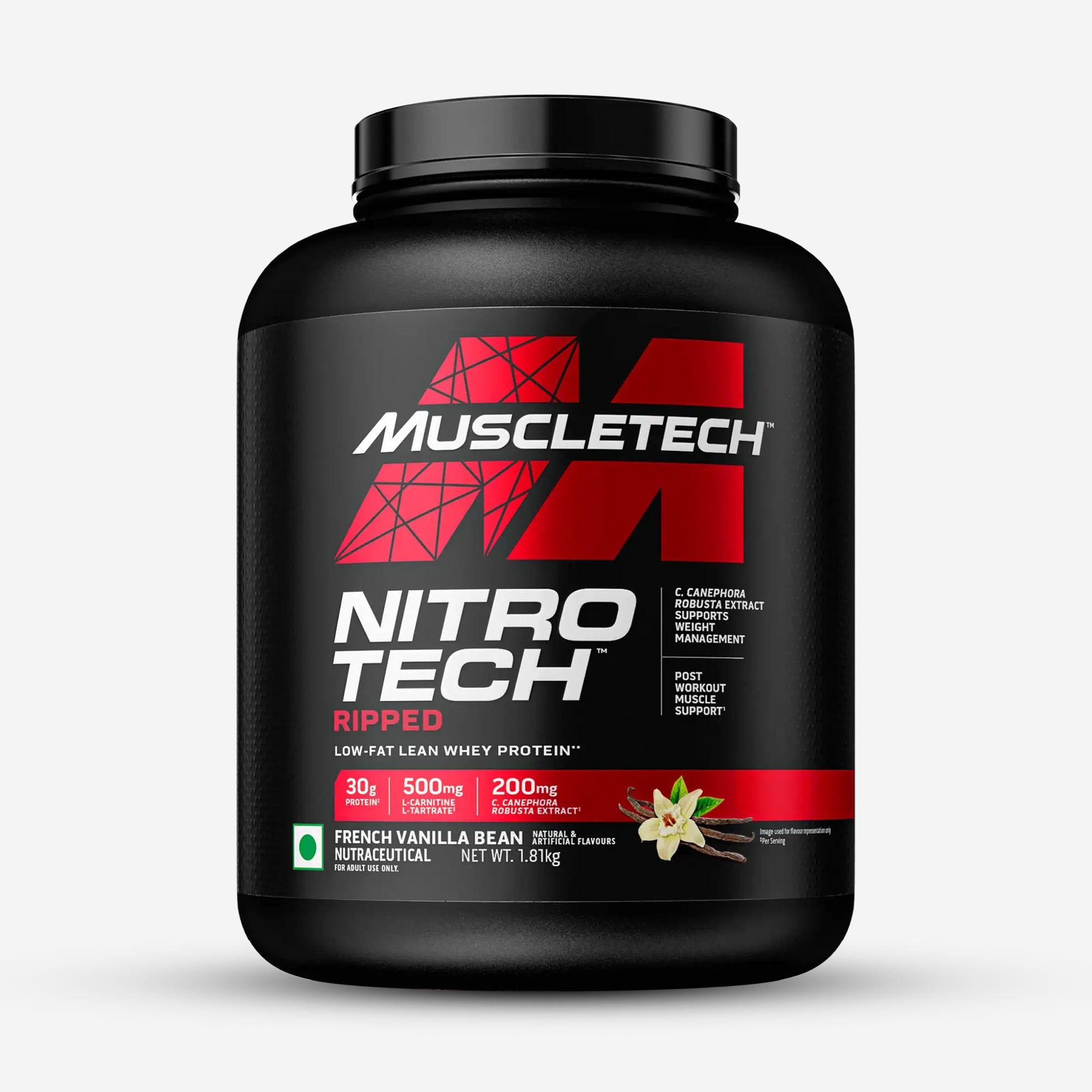 MuscleTech Nitro-Tech Performance Series Ripped Whey Protein - 1.81 Kg