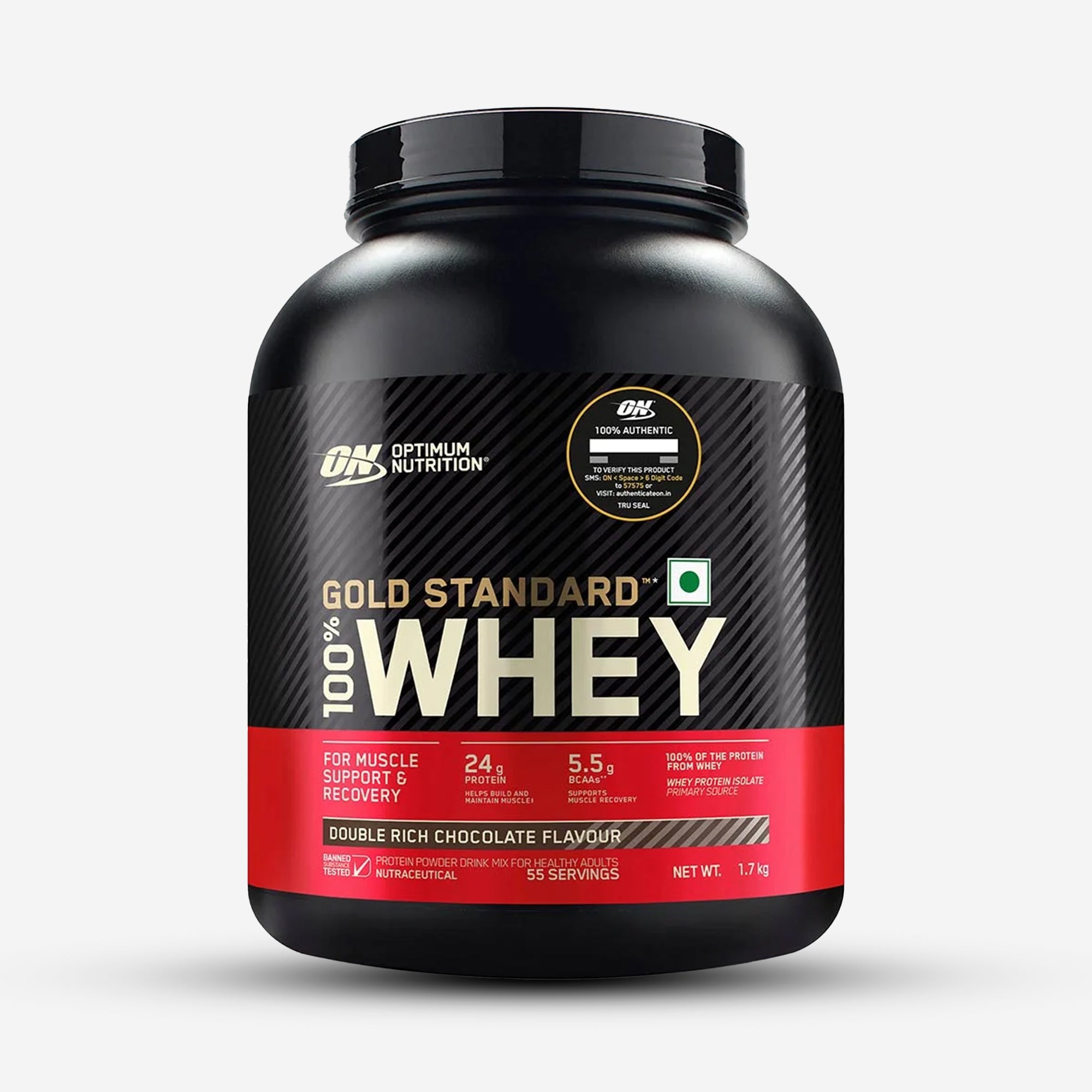 Optimum Nutrition (ON) Gold Standard 100% Whey Protein - 2 lbs