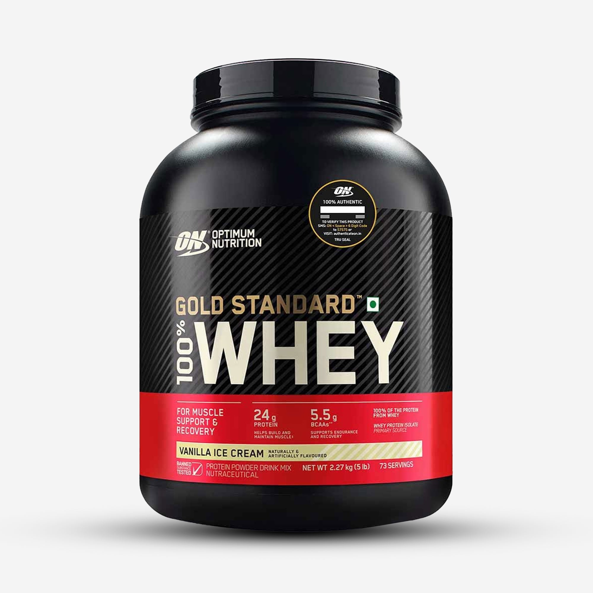 Optimum Nutrition (ON) Gold Standard 100% Whey Protein - 2 lbs